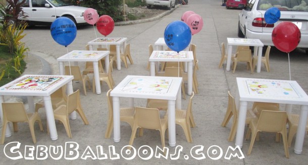 Kiddie Tables & Chairs for Rent
