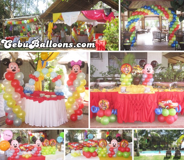 Multiple Theme Balloon Arrangement at Cebu Marine Resort