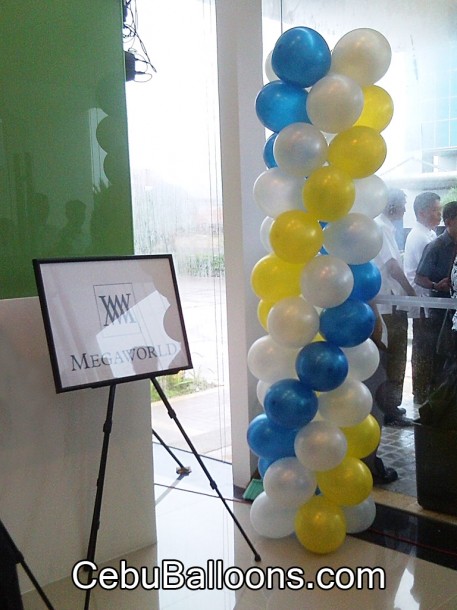 8ft Balloon Column for Megaworld