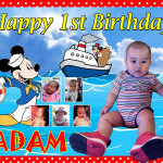 Adam (Gicale) 1st Birthday (Mickey the Sailor)