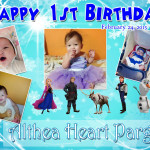 Althea Heart 1st Birthday (Frozen)