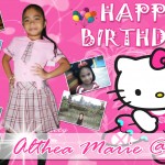 Althea Marie's 8th Birthday (Hello Kitty Tarp)