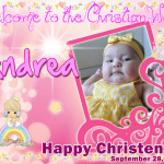 Andrea (Joecel) Christening