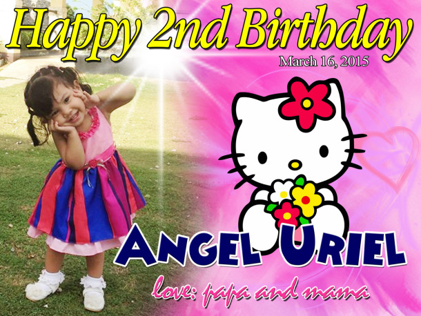 Angel Uriel 2nd Birthday (Hello Kitty)