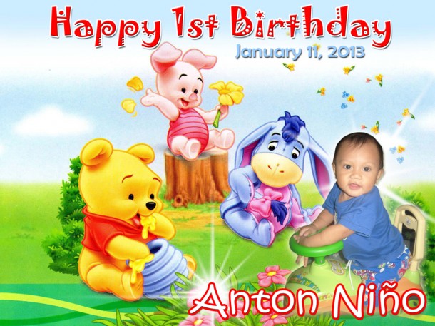 Anton Niño's 1st Birthday (Pooh & Friends)