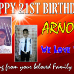 Arnold (Ivy) 21st Birthday (Colorful)