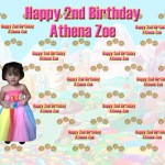 Athena Zoe's Photobooth Backdrop (Candyland)