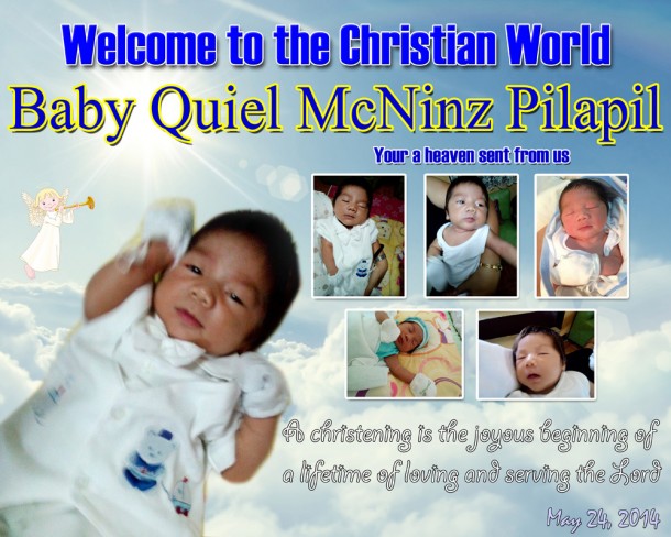 Baby Quiel McNinz Pilapil Christening