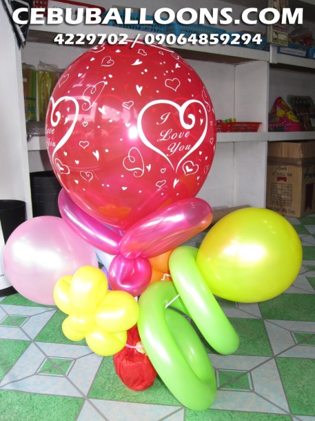 Balloon Bouquet for Valentines