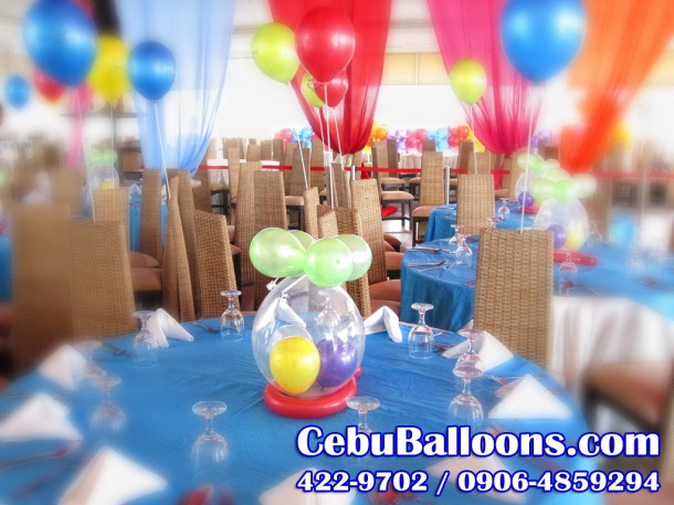 Balloon Centerpiece (Stuffed Balloon)