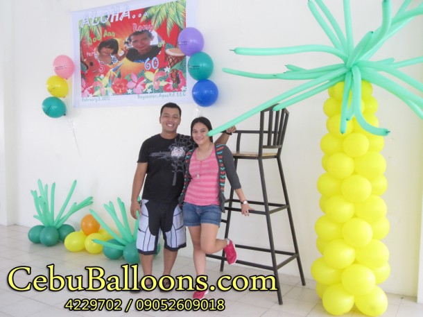 Balloon Decoration (Hawaiian Theme)