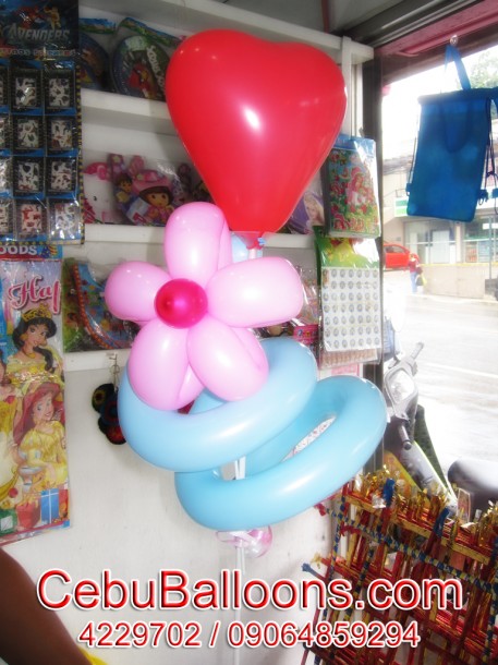Balloons on Stick for Valentines Day