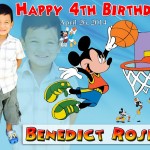 Benedict Rosell's 4th Birthday (Mickey Basketball)