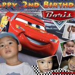 Boris Mikhail Mendoza’s 2nd Birthday (Cars Tarpaulin)