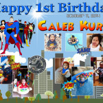 Caleb (Rama) 1st Birthday (Justice League)