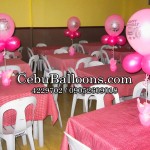 Standard Balloon Centerpiece (Pink)