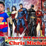 Chris Michael (Judge Ian) 1t Birthday (Justice League)