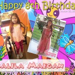 Ckalila Maegan's 8th Birthday (Butterfly & Flowers)