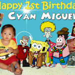 Cyan (Monterroyo) 1st Birthday (Spongebob Square Pants)
