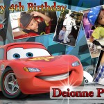Deionne - Cars Birthday Tarpaulin