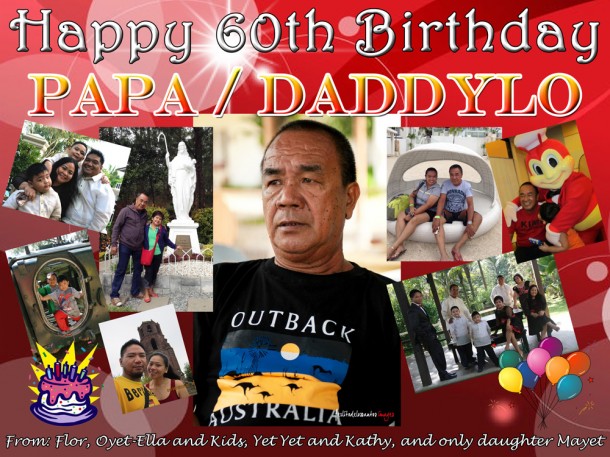 Delos Santos Daddylo's 60th Birthday