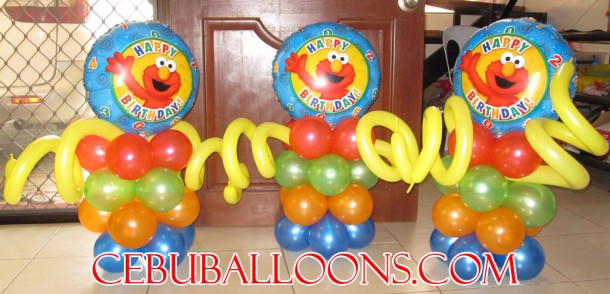 Stage Decoration (Elmo Balloons)