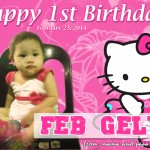 Feb Gelyn's 1st Birthday (Hello Kitty)