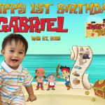 Gabriel 1st Birthday (Jake and The Neverland Pirate)