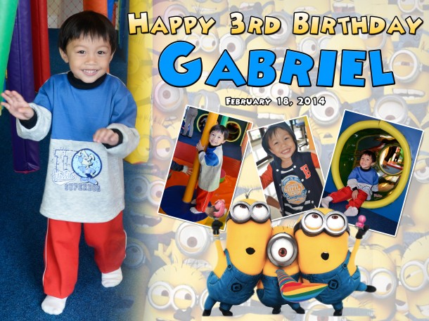 Gabriel's Minions Theme Tarpaulin