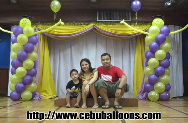 Graduation Balloon Columns