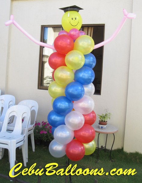 Graduation Column (Primary Colors)