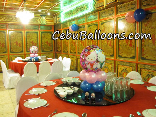Hello Kitty Mylar Centerpieces