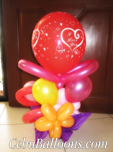 I love you Balloon Design