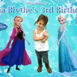 Iona Blythe's Frozen Theme 3rd Birthday