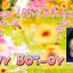 Ivy Botoy's Flower Theme Debut
