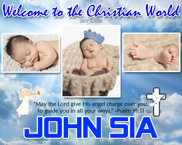 John Sia's Christening Tarp Design