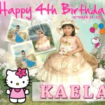 Kaela's 4th Birthday (Hello Kitty Theme)