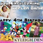 Kepler's Christening & Kyleigh's Birthday