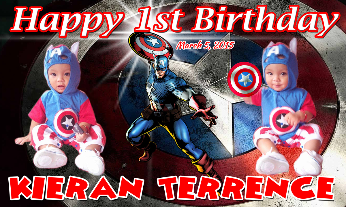 Kierran Terrence 1st Birthday (Captain America) Cebu