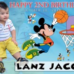 Lanz Jacob 2nd Birthday (Mickey Basketball Theme)