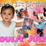 Louise Julia's Minnie Mouse Birthday Party