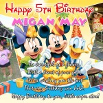 Migan May's 5th Birthday Party (Mickey & Friends)