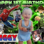 Miggy's 1st Birthday (Spiderman and Ben10)