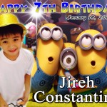 Minions – Jireh Constantine 7th Birthday