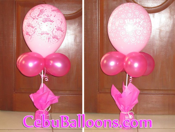 Pre-printed Birthday Centerpiece