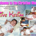 Rive Keziah's Christening Tarpaulin