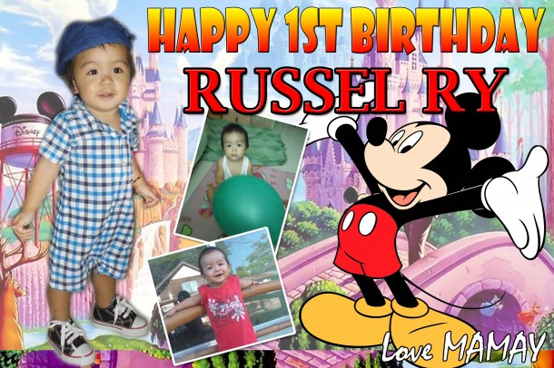 Russel Ry's Mickey Mouse Tarp