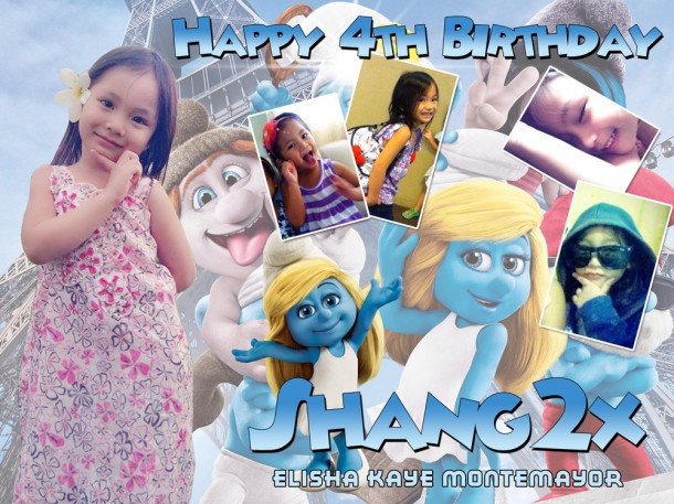 Shang's Smurfette Theme Birthday Party