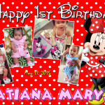 Tatiana Maryse’s 1st Birthday (Minnie Red)