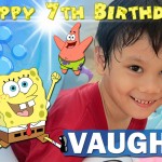 Vaughn's 7th Birthday - Spongebob